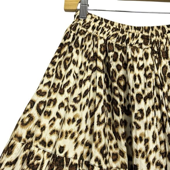 Painted Pony Tiered Maxi Skirt OS Animal Print Festival 90s Broomstick Boho Y2K - Picture 3 of 7